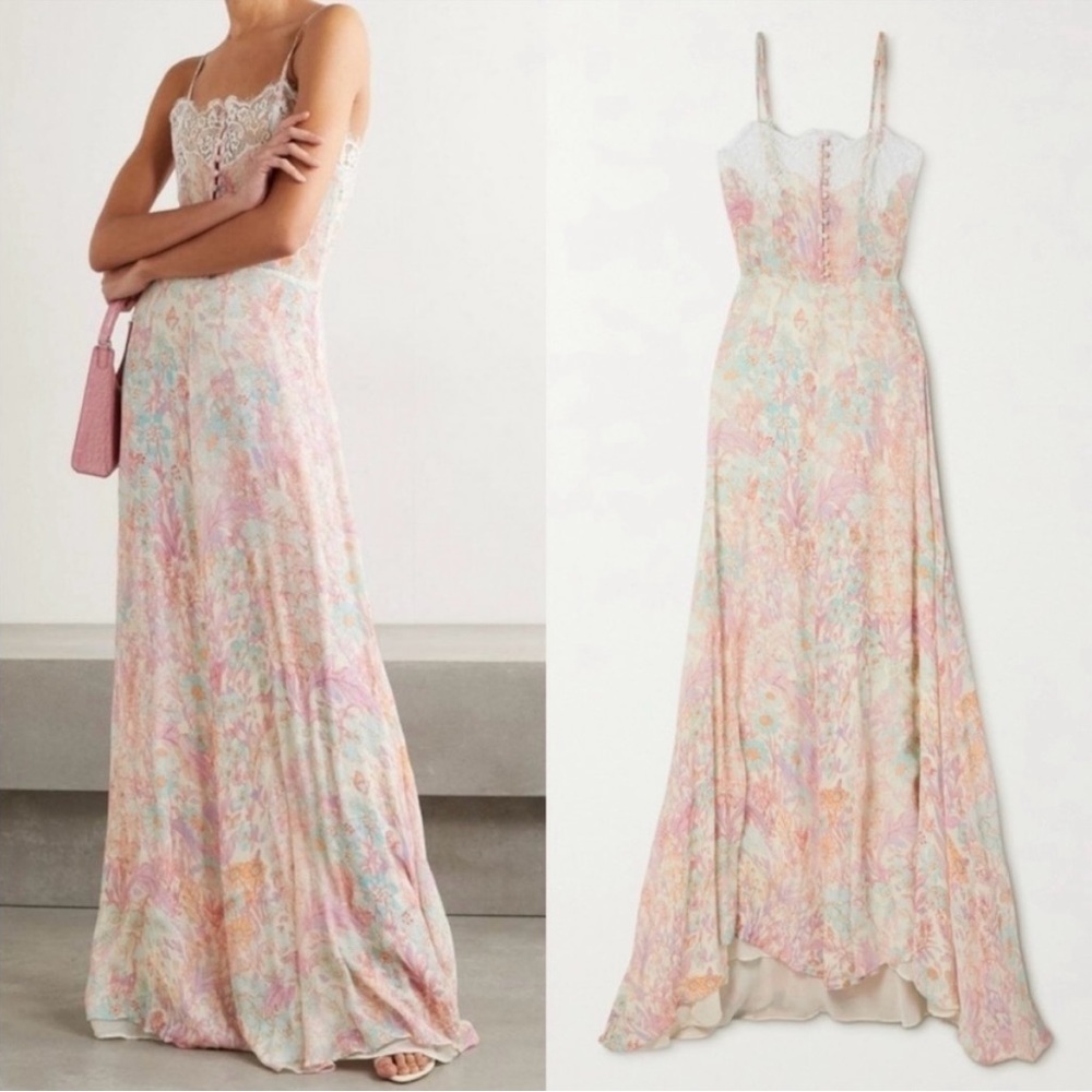 LoveShackFancy Pastel Maxi Dress Size 4